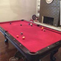 Brunswick Pool Billiard Table Ball and Claw Foot Design