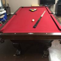 Cherry Wood Pool Table (SOLD)